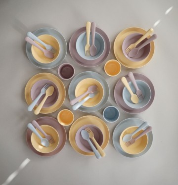 Mushie bekers  pale daffodil  3