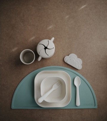 Mushie bestek  ivory  2