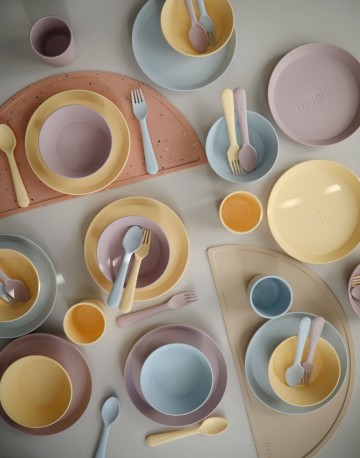 Mushie bestek  pale daffodil  4