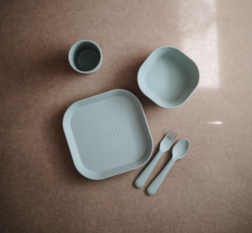 Mushie bestek  sage  3