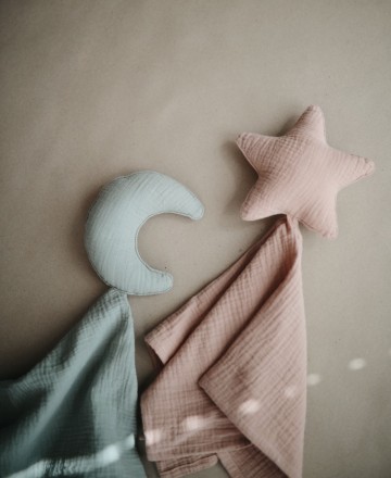 Mushie knuffeldoekje moon  roman green  4