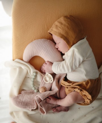 Mushie knuffeldoekje star  fall yellow5