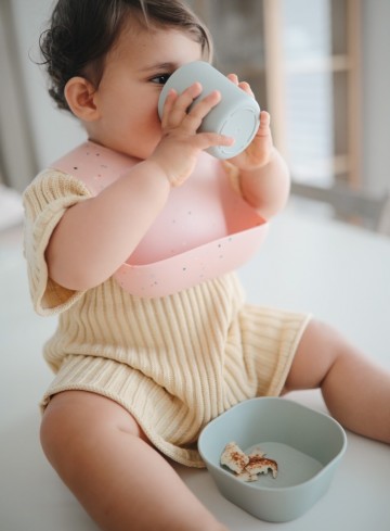 Mushie slab confetti  powder pink  2