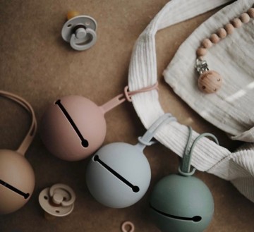 Mushie speenhouder  soft lilac  3