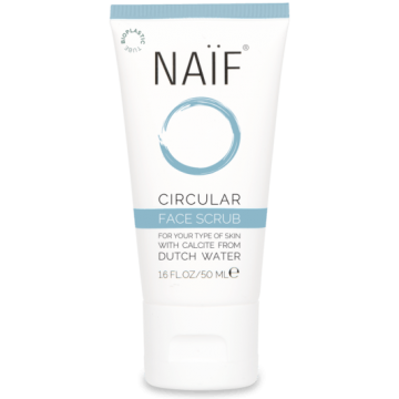 Naif circular face scrub