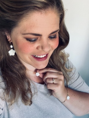 Oorbellen beach collectie  goud  2