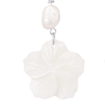 Oorbellen beach collectie  zilver  4