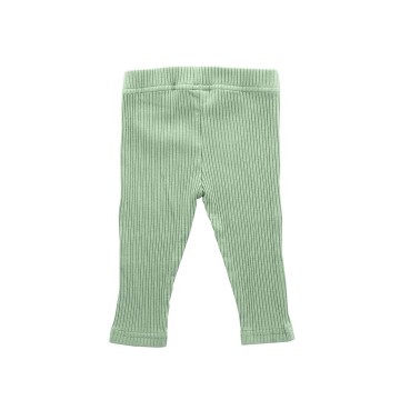 Rib legging forest green 1