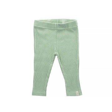 Rib legging forest green