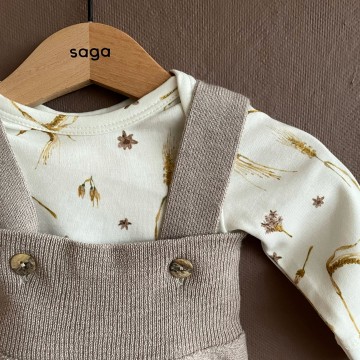 Saga body long sleeve rib  wheat  5