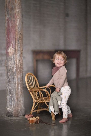 Saga legging plain  wheat  1