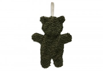 Speendoekje teddy bear  leaf green  2